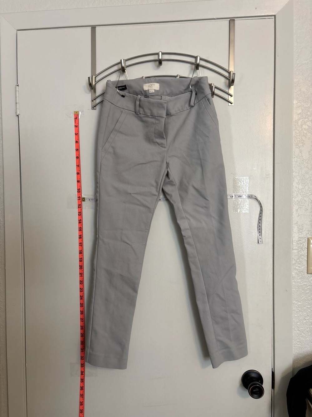 LOFT Outlet Petite Grey Modern Skinny Ankle Pants Size 0P